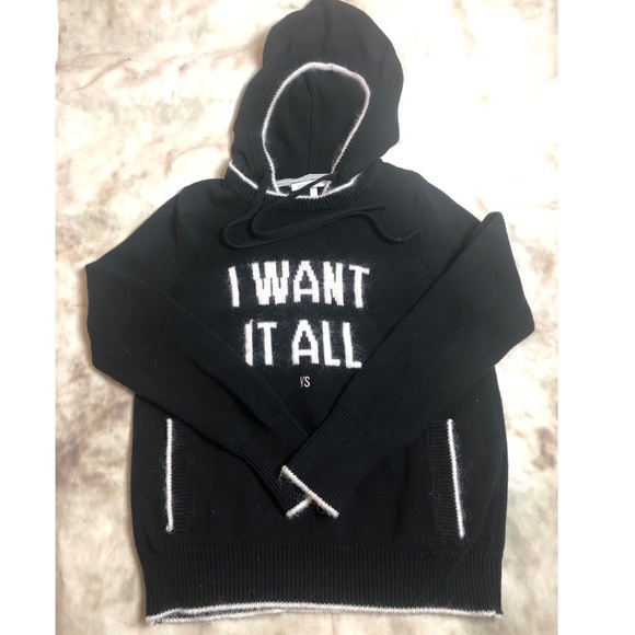 Victoria’s Secret “I Want It All” Hooded Sweater - Picture 2 of 6